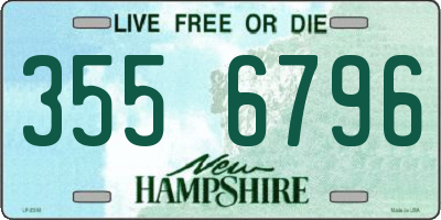 NH license plate 3556796