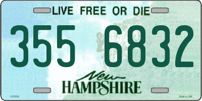 NH license plate 3556832