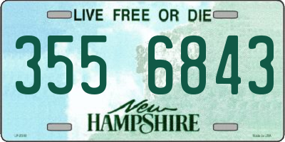 NH license plate 3556843