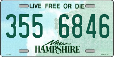 NH license plate 3556846