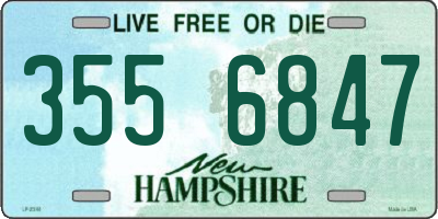 NH license plate 3556847