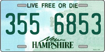 NH license plate 3556853