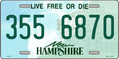 NH license plate 3556870