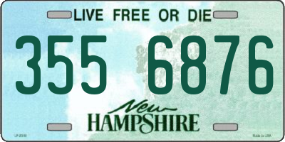 NH license plate 3556876