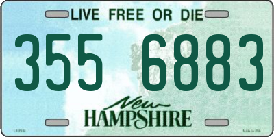 NH license plate 3556883