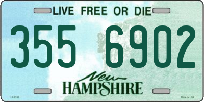 NH license plate 3556902