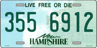 NH license plate 3556912