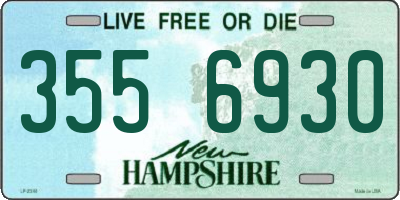 NH license plate 3556930