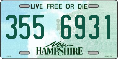NH license plate 3556931