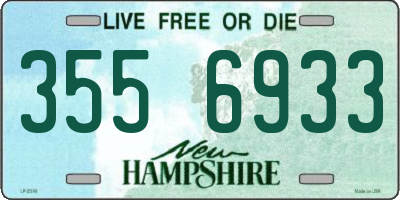 NH license plate 3556933