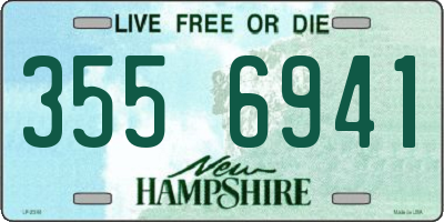 NH license plate 3556941