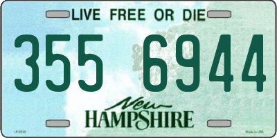 NH license plate 3556944
