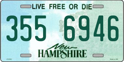 NH license plate 3556946