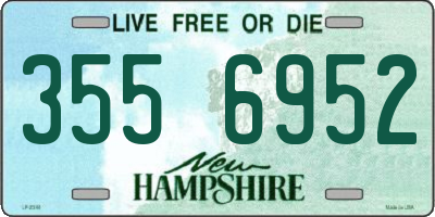 NH license plate 3556952