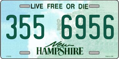 NH license plate 3556956