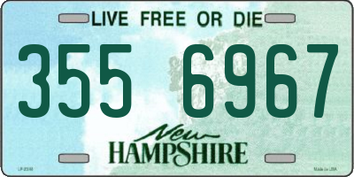 NH license plate 3556967