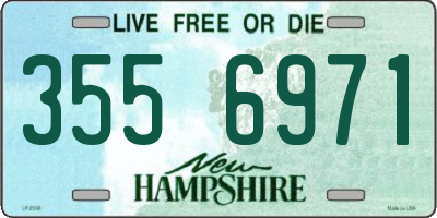 NH license plate 3556971
