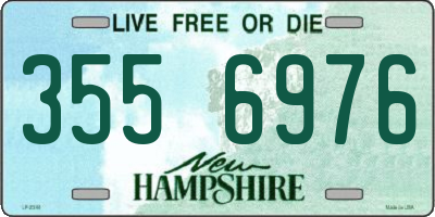 NH license plate 3556976