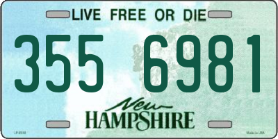 NH license plate 3556981