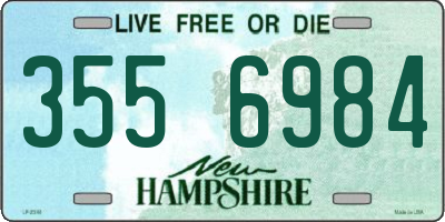 NH license plate 3556984