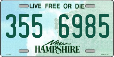 NH license plate 3556985