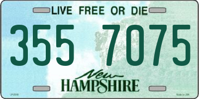 NH license plate 3557075