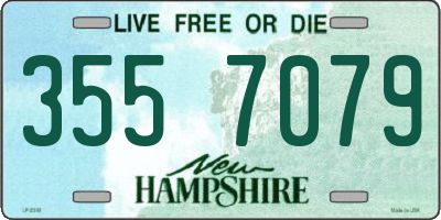 NH license plate 3557079