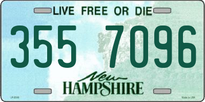 NH license plate 3557096