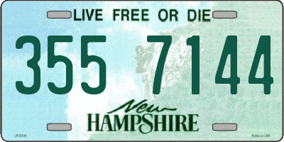 NH license plate 3557144