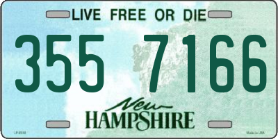 NH license plate 3557166