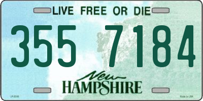 NH license plate 3557184