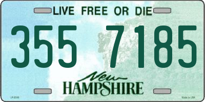 NH license plate 3557185