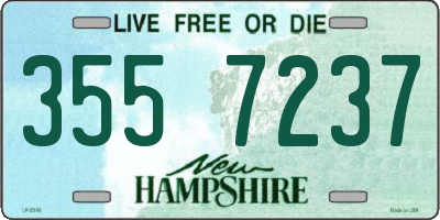 NH license plate 3557237