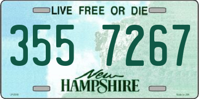 NH license plate 3557267