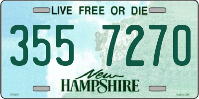 NH license plate 3557270