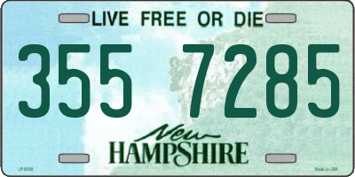 NH license plate 3557285