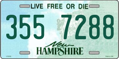 NH license plate 3557288