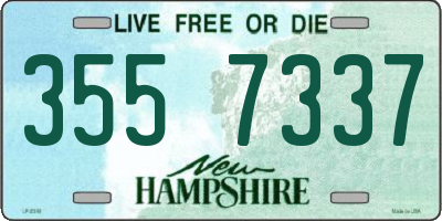 NH license plate 3557337