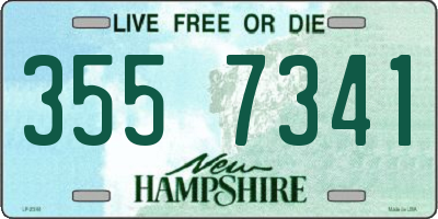 NH license plate 3557341