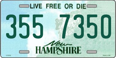 NH license plate 3557350