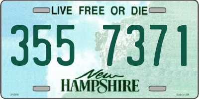 NH license plate 3557371