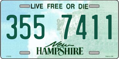 NH license plate 3557411