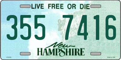 NH license plate 3557416