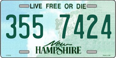 NH license plate 3557424