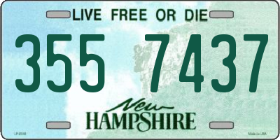 NH license plate 3557437