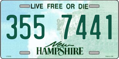 NH license plate 3557441