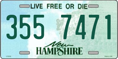 NH license plate 3557471