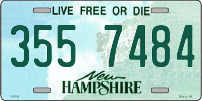 NH license plate 3557484