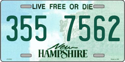 NH license plate 3557562