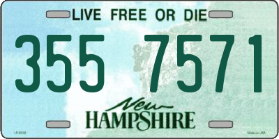 NH license plate 3557571